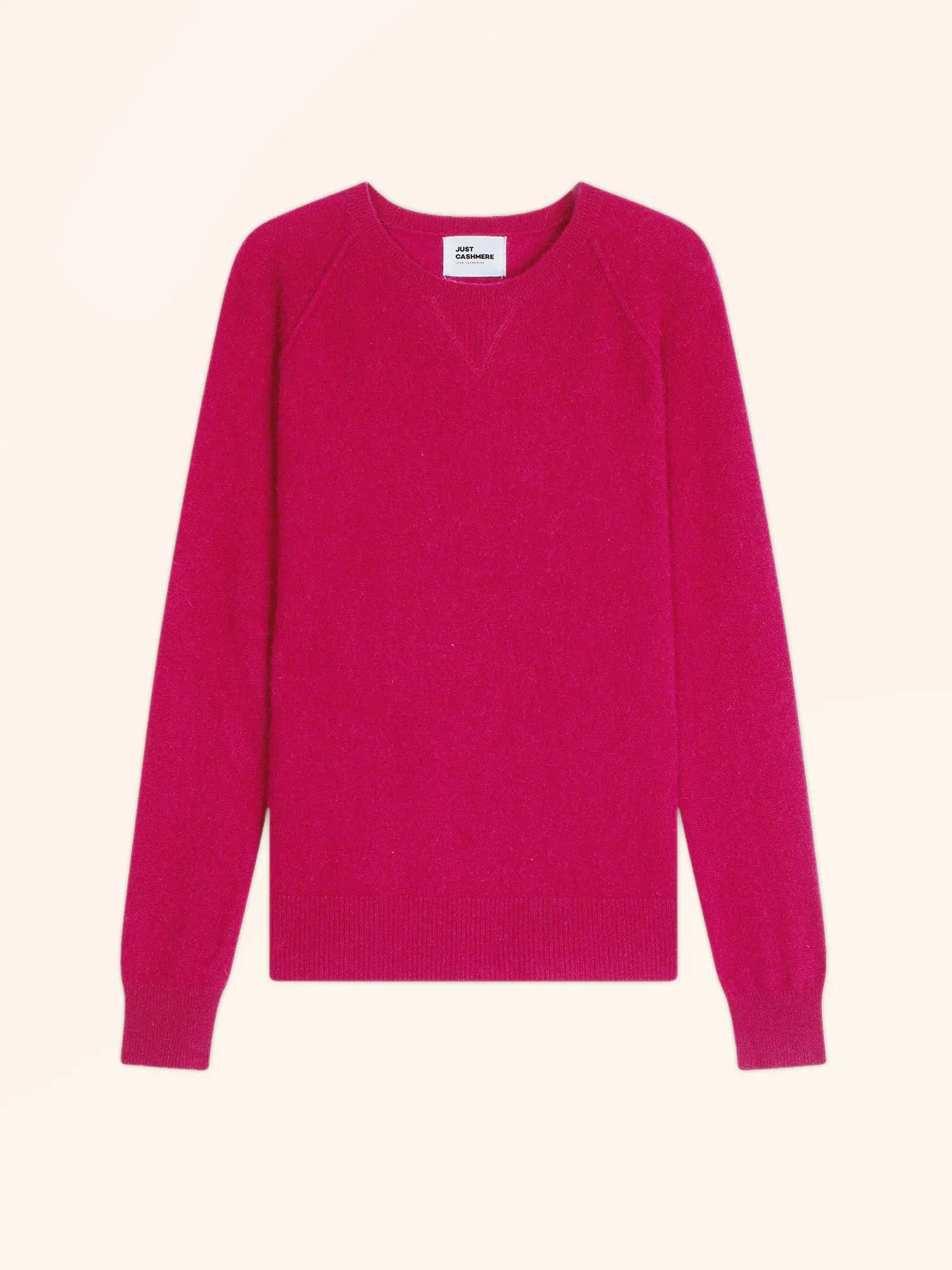 HELEN pullover rundhalsausschnitt fuchsia