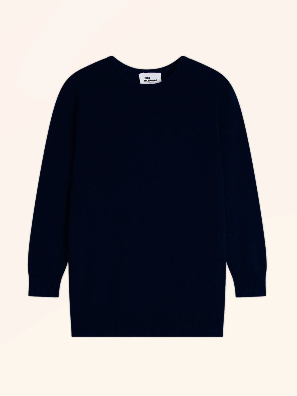 JANICE pull col rond boutonné dos bleu marine