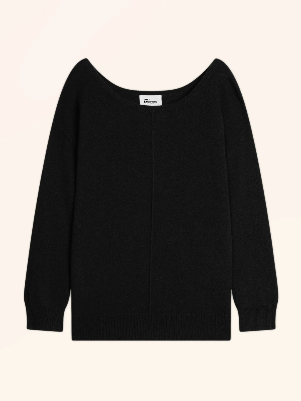 KAREN pullover u-boot-ausschnitt schwarz