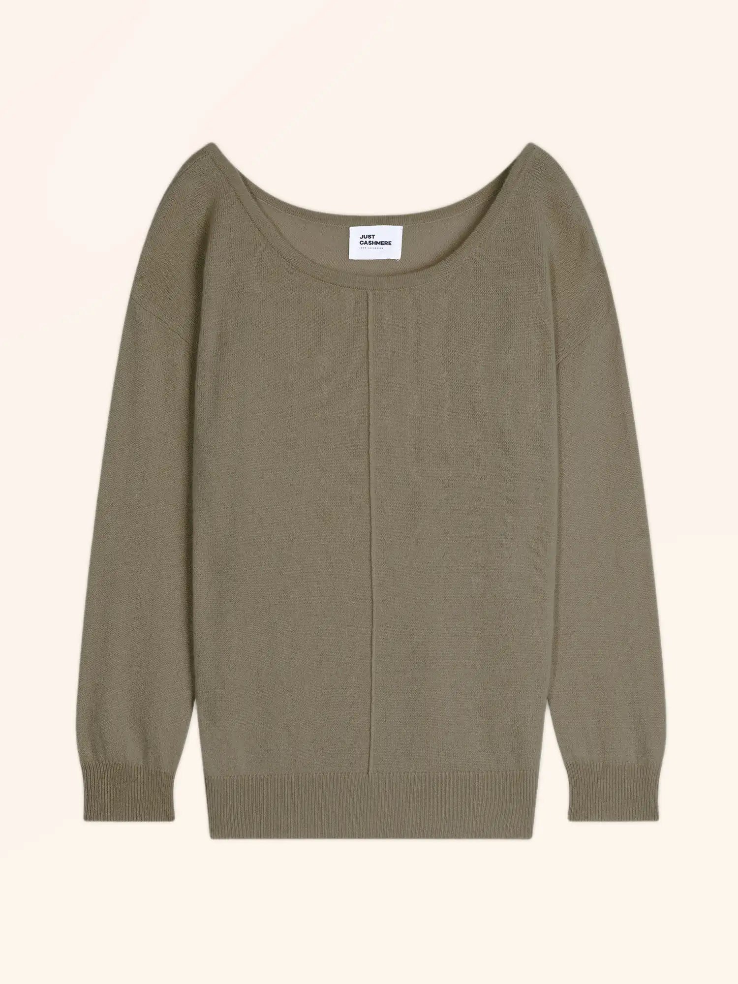 KAREN pullover u-boot-ausschnitt army