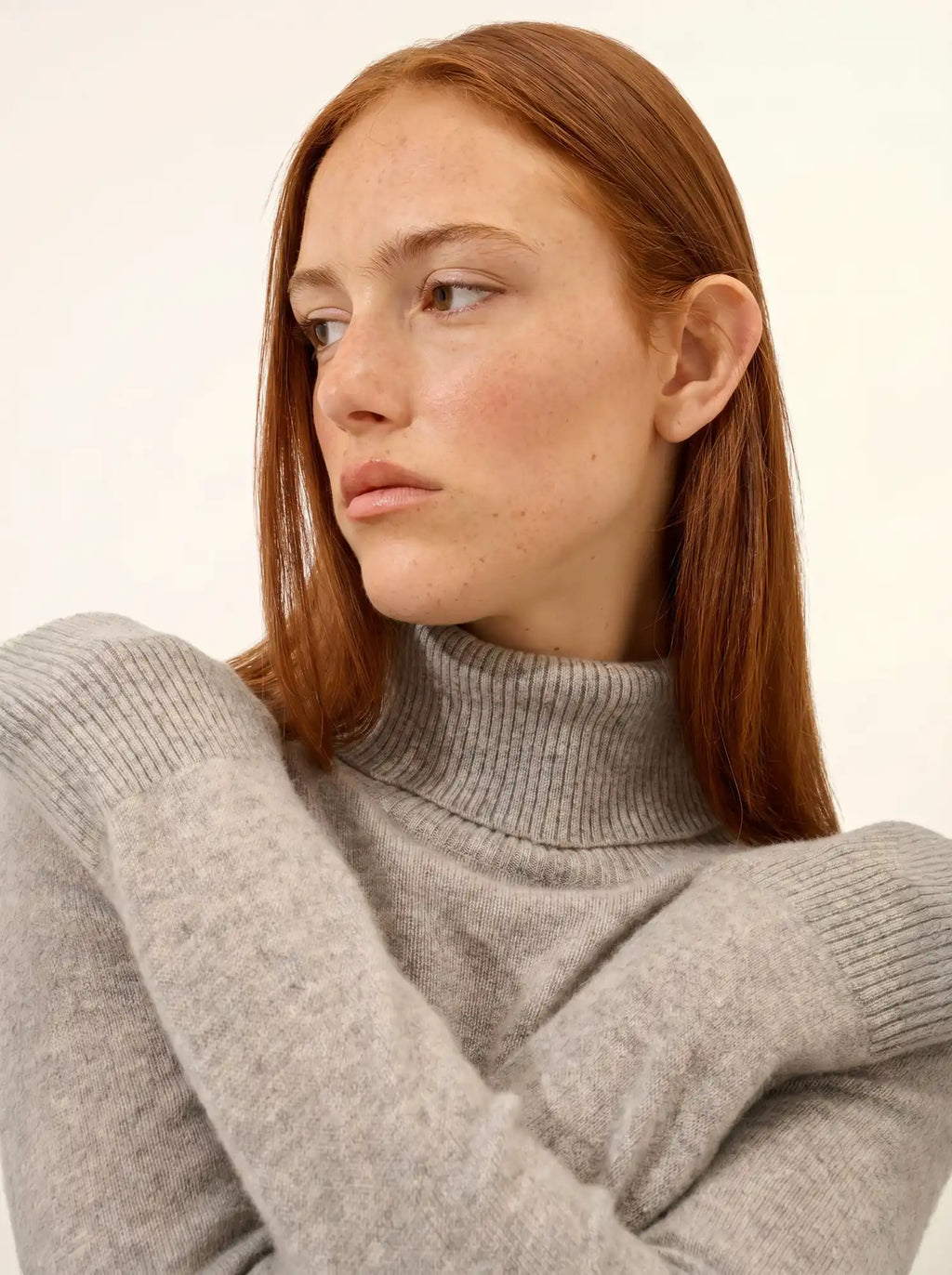 LEXIE pullover rollkragen wolke meliert