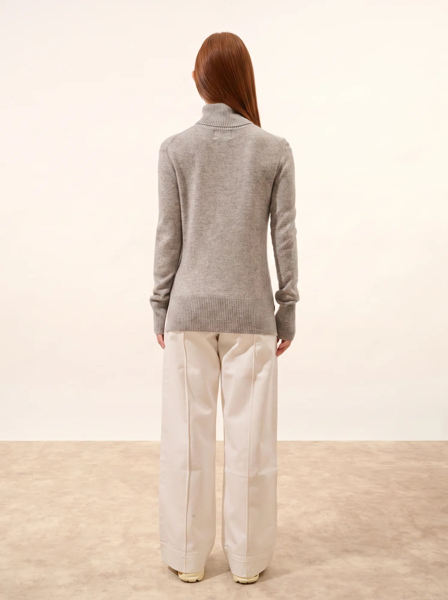 LEXIE pullover rollkragen wolke meliert