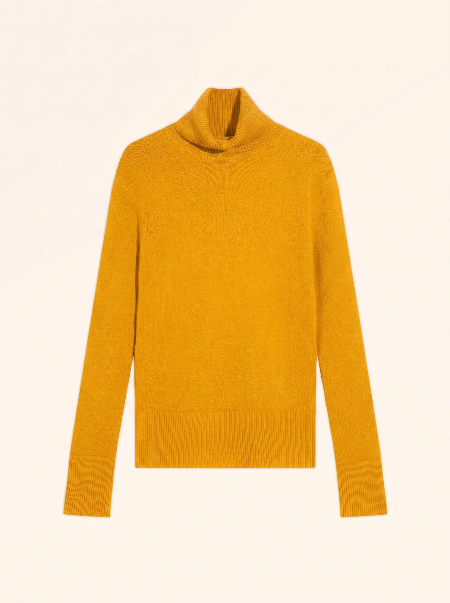 LEXIE pullover rollkragen curcuma