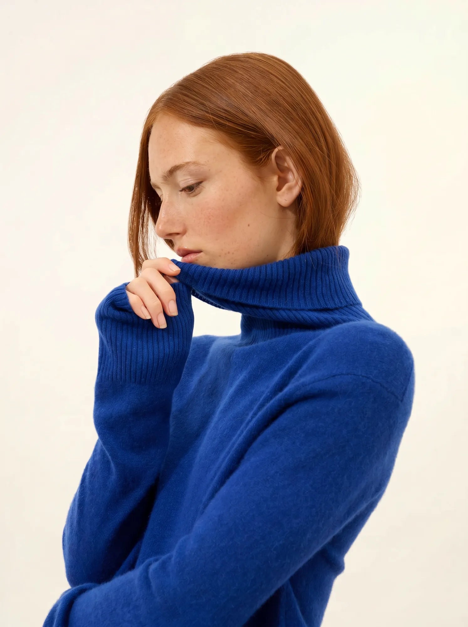 LEXIE pullover rollkragen ultramarin