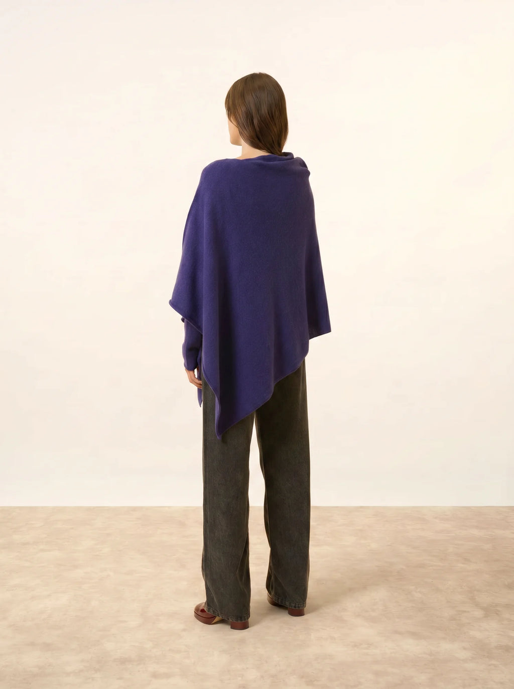 MEREDITH poncho violett
