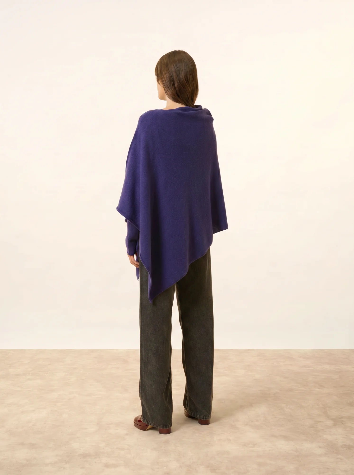 MEREDITH poncho violett