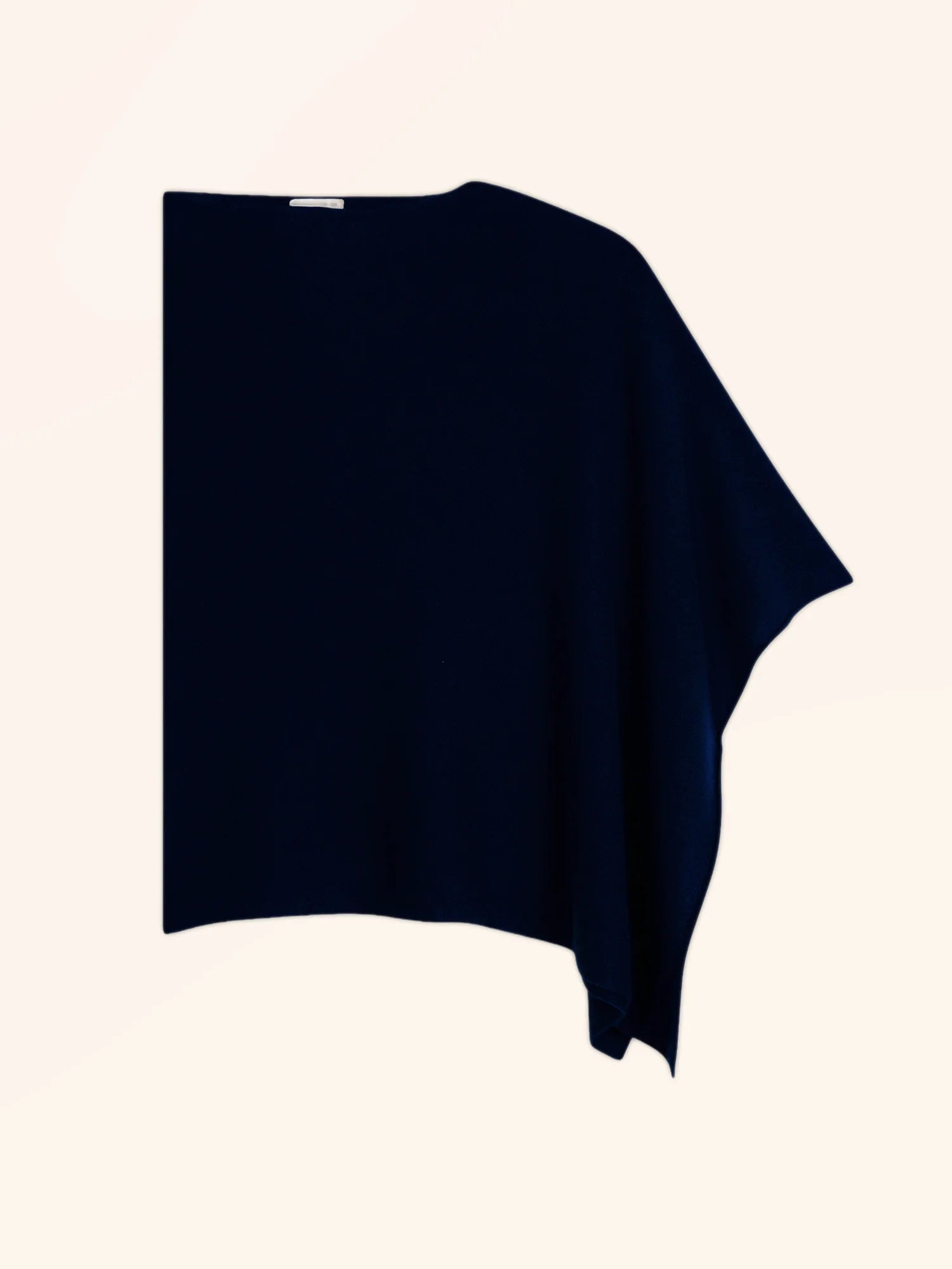 MEREDITH poncho bleu marine