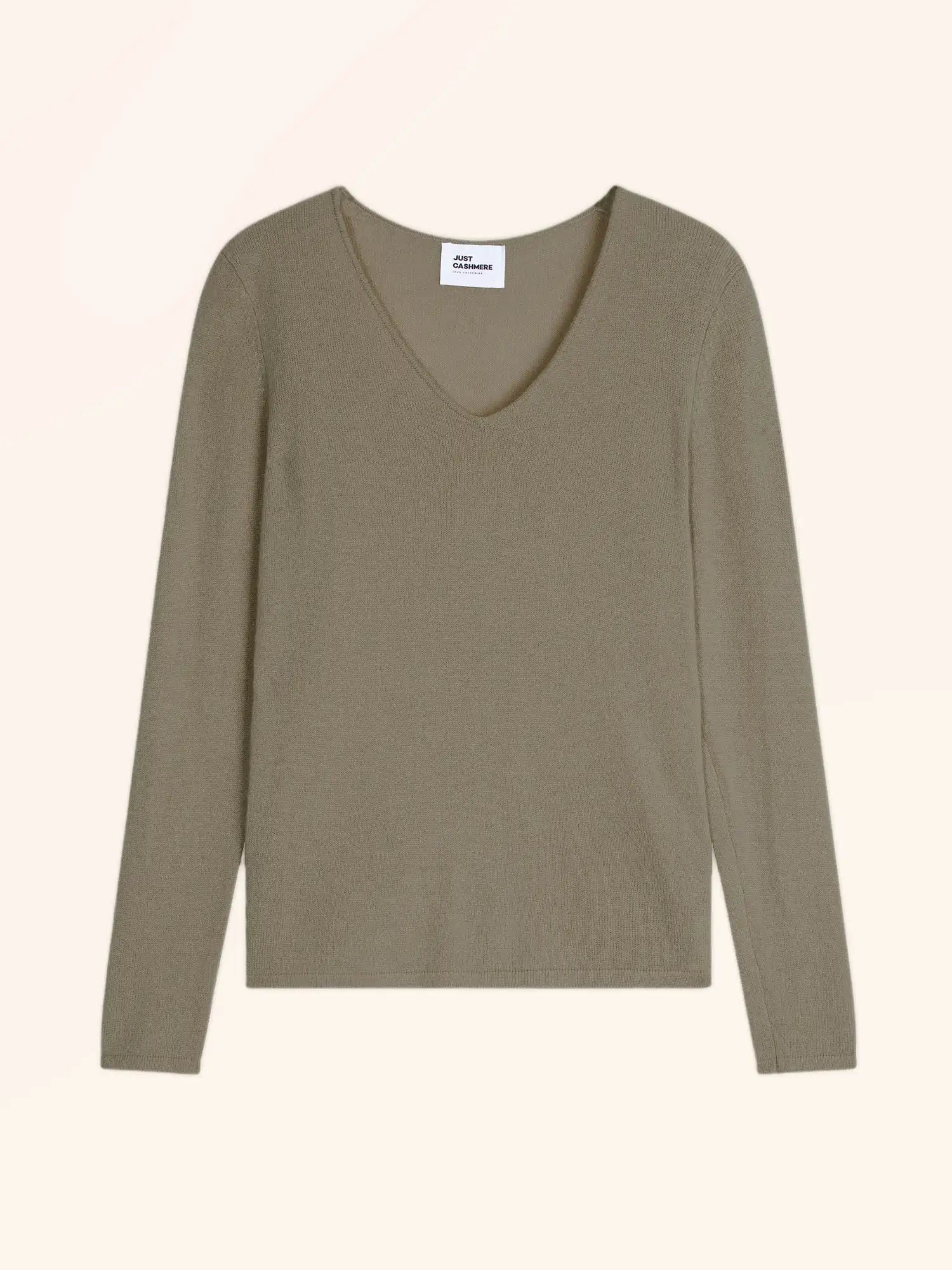 JOAN pullover v-ausschnitt army