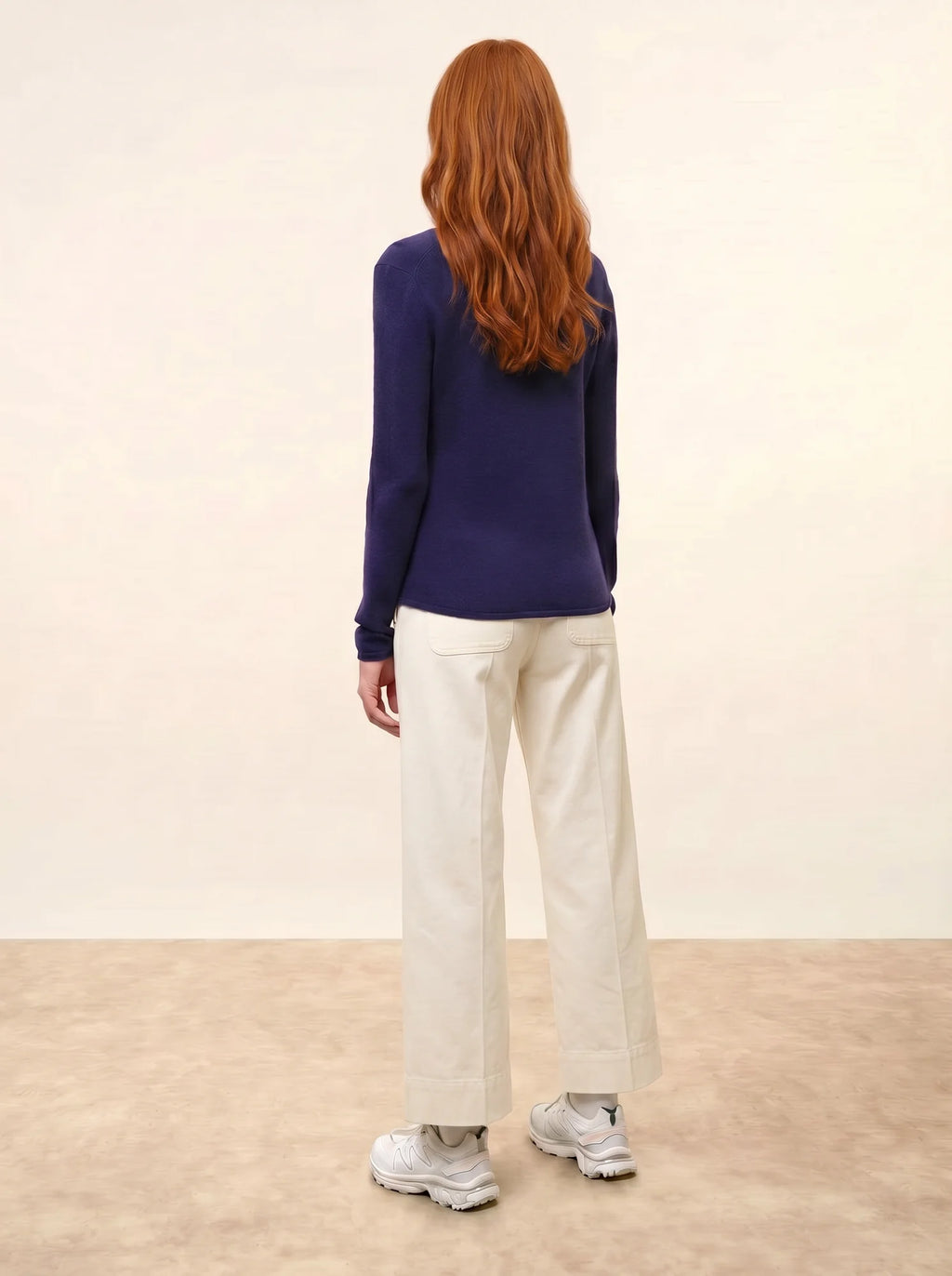 JOAN pullover v-ausschnitt violett