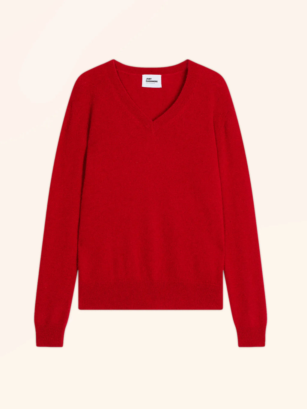 NORA pullover v-ausschnitt rot