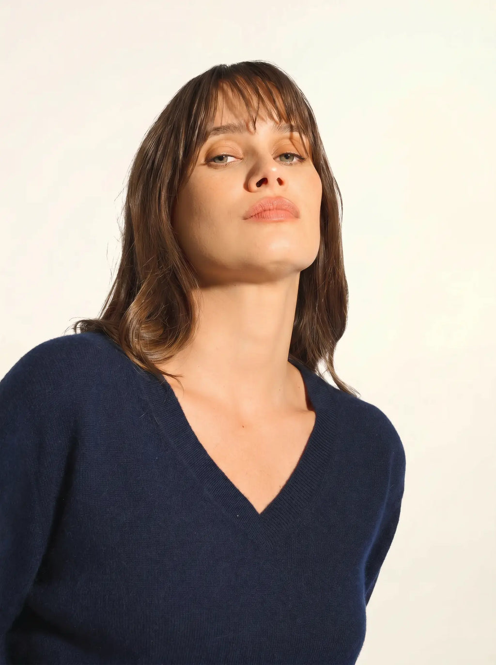 NORA pullover v-ausschnitt marineblau