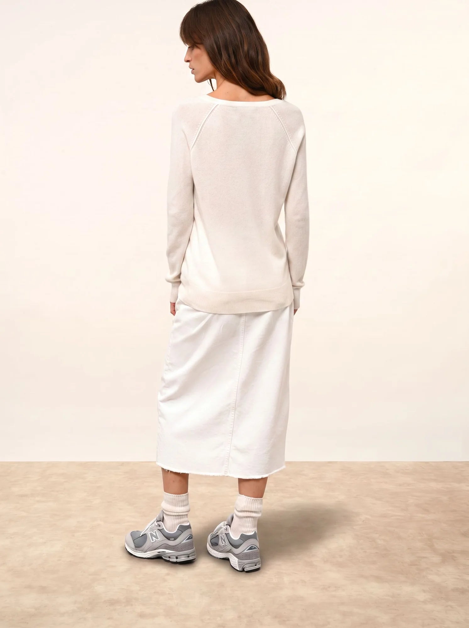 PHOEBE pull col V ivoire