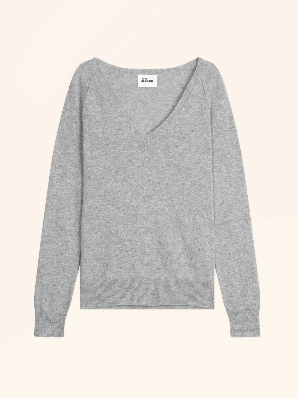 PHOEBE pullover v-ausschnitt wolke meliert