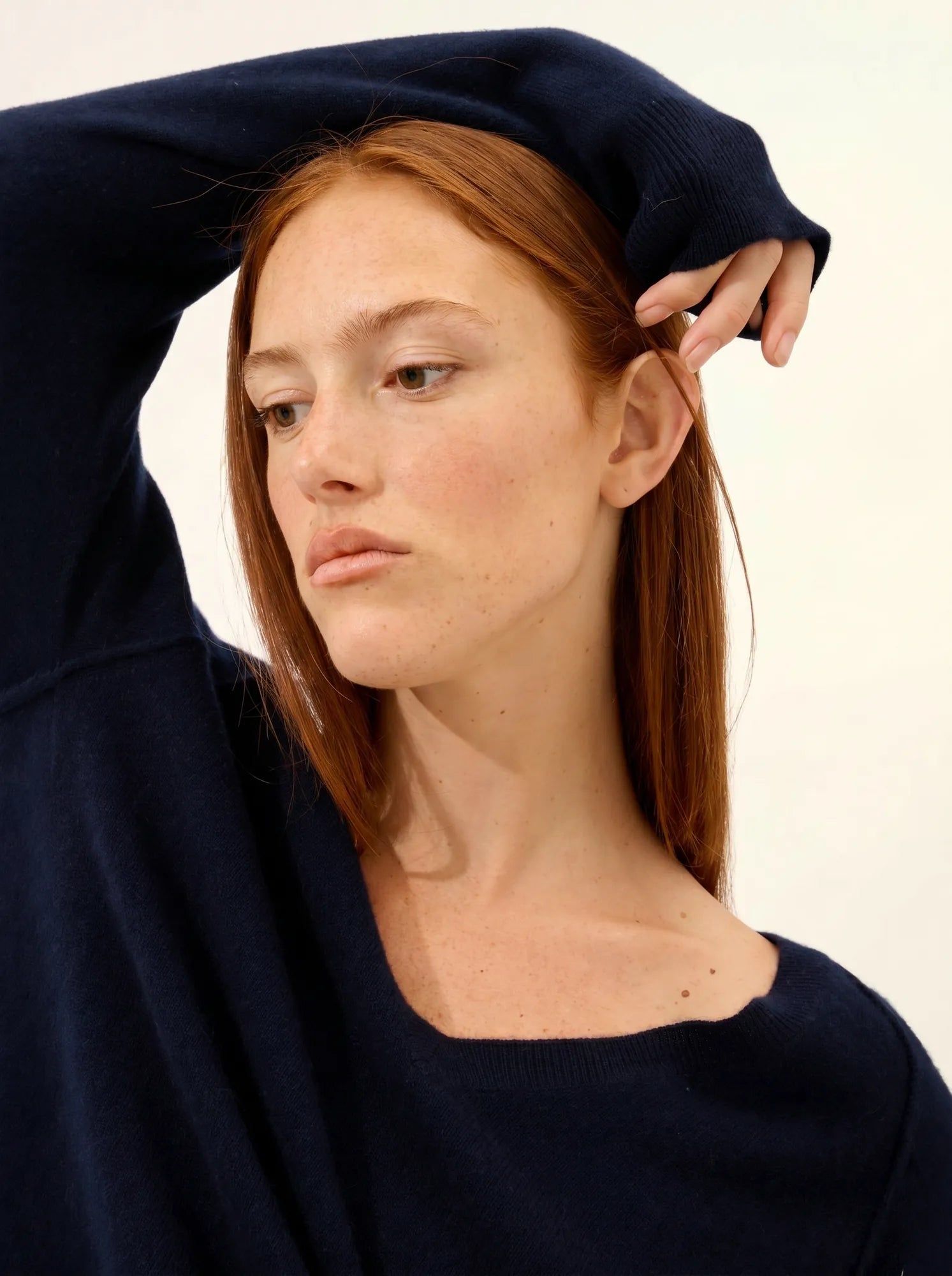 PHOEBE pullover v-ausschnitt marineblau