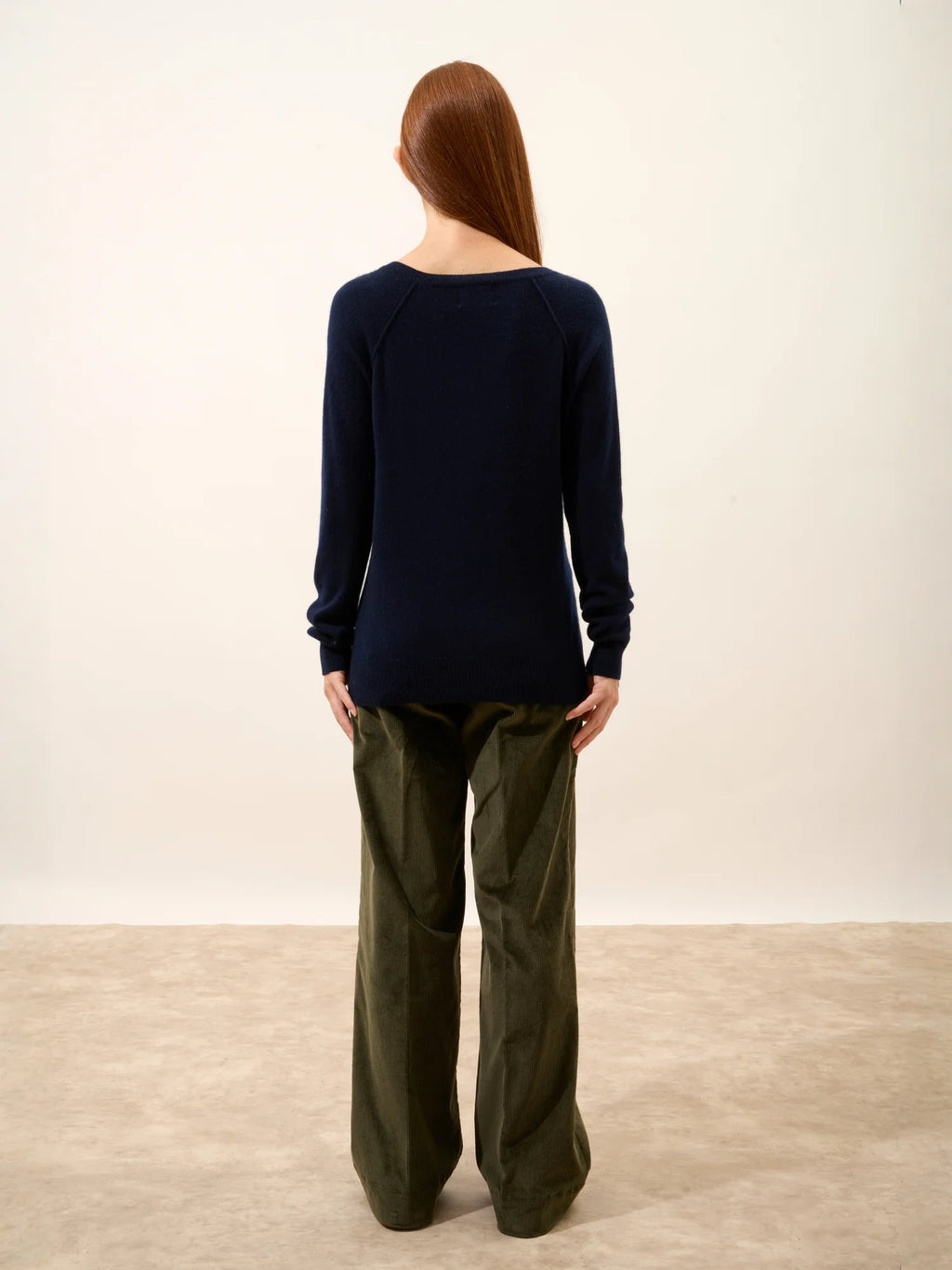 PHOEBE pullover v-ausschnitt marineblau