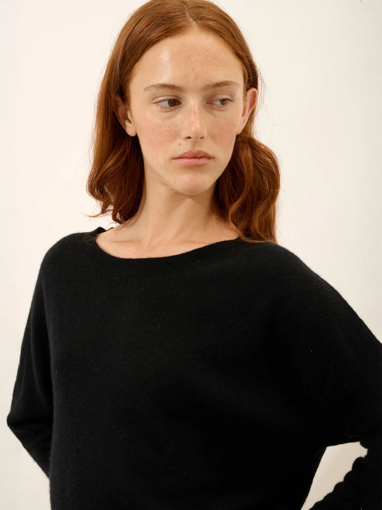 REBECCA pullover chauve souris schwarz