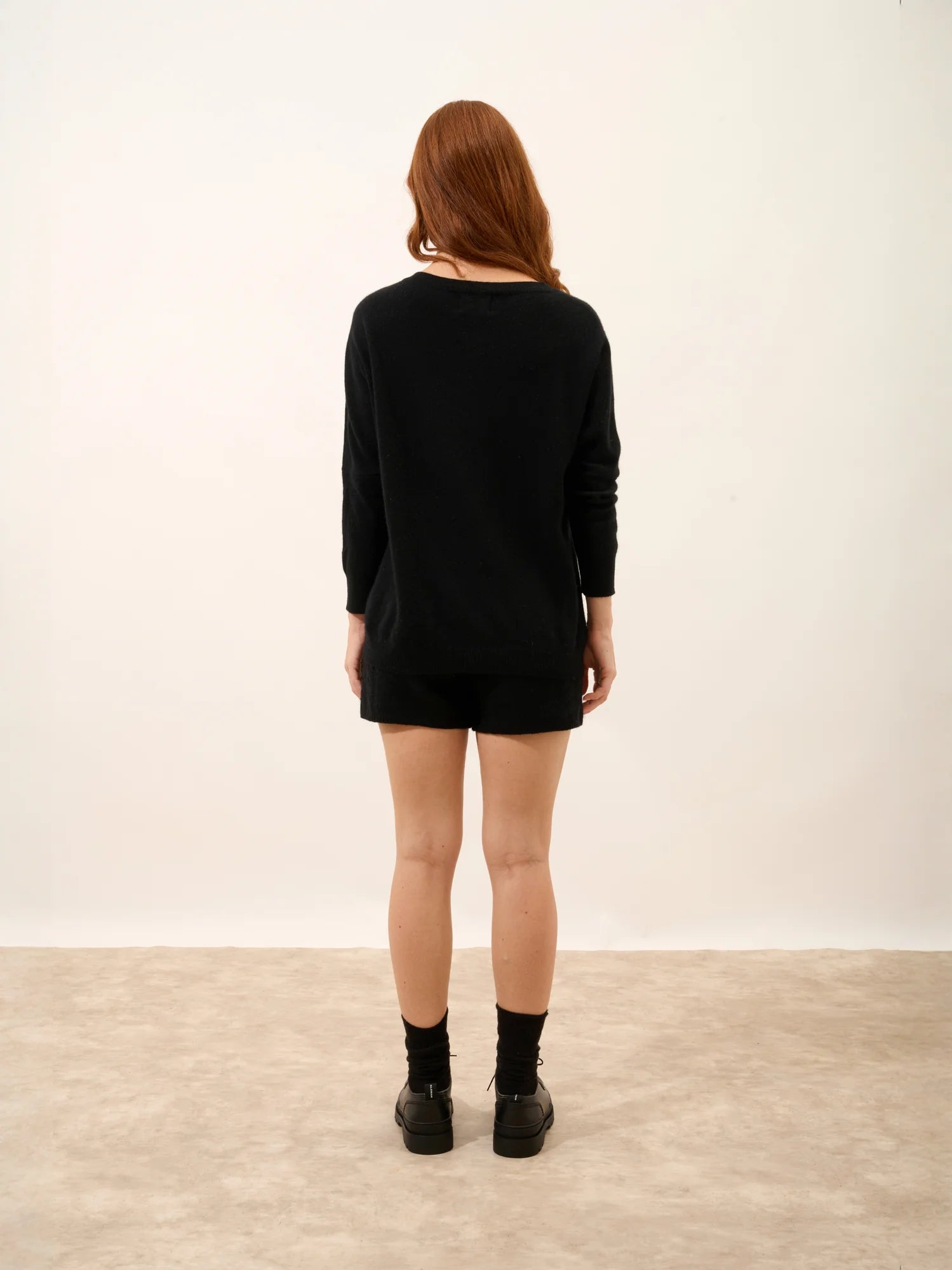 REBECCA pullover chauve souris schwarz