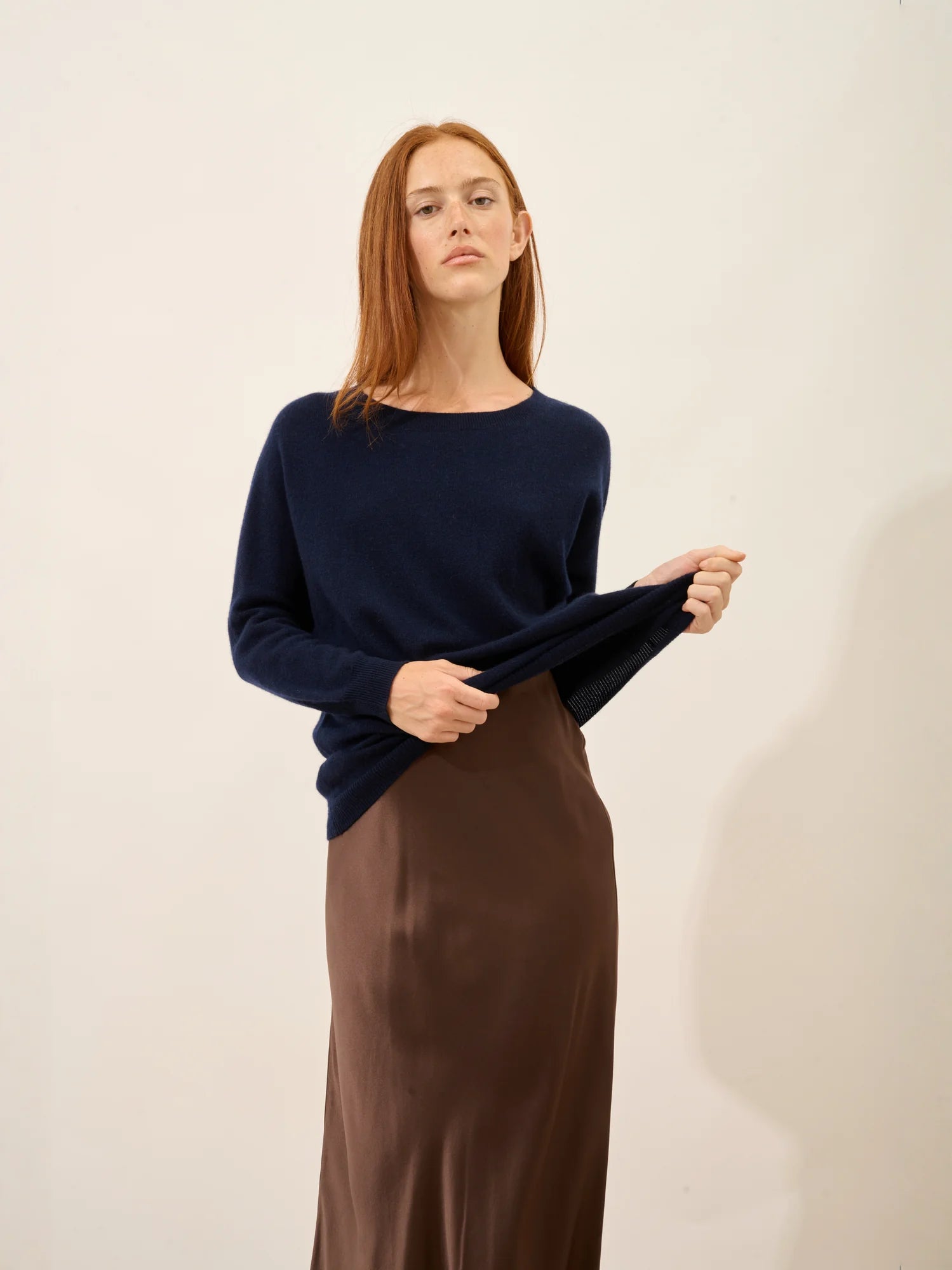 REBECCA pullover chauve souris marineblau