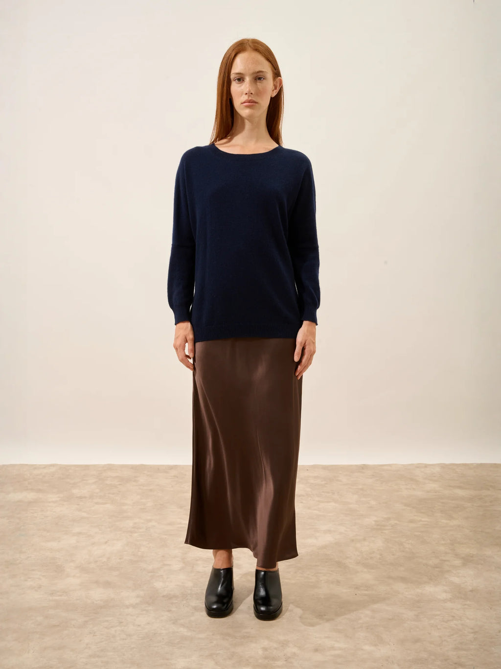 REBECCA pullover chauve souris marineblau