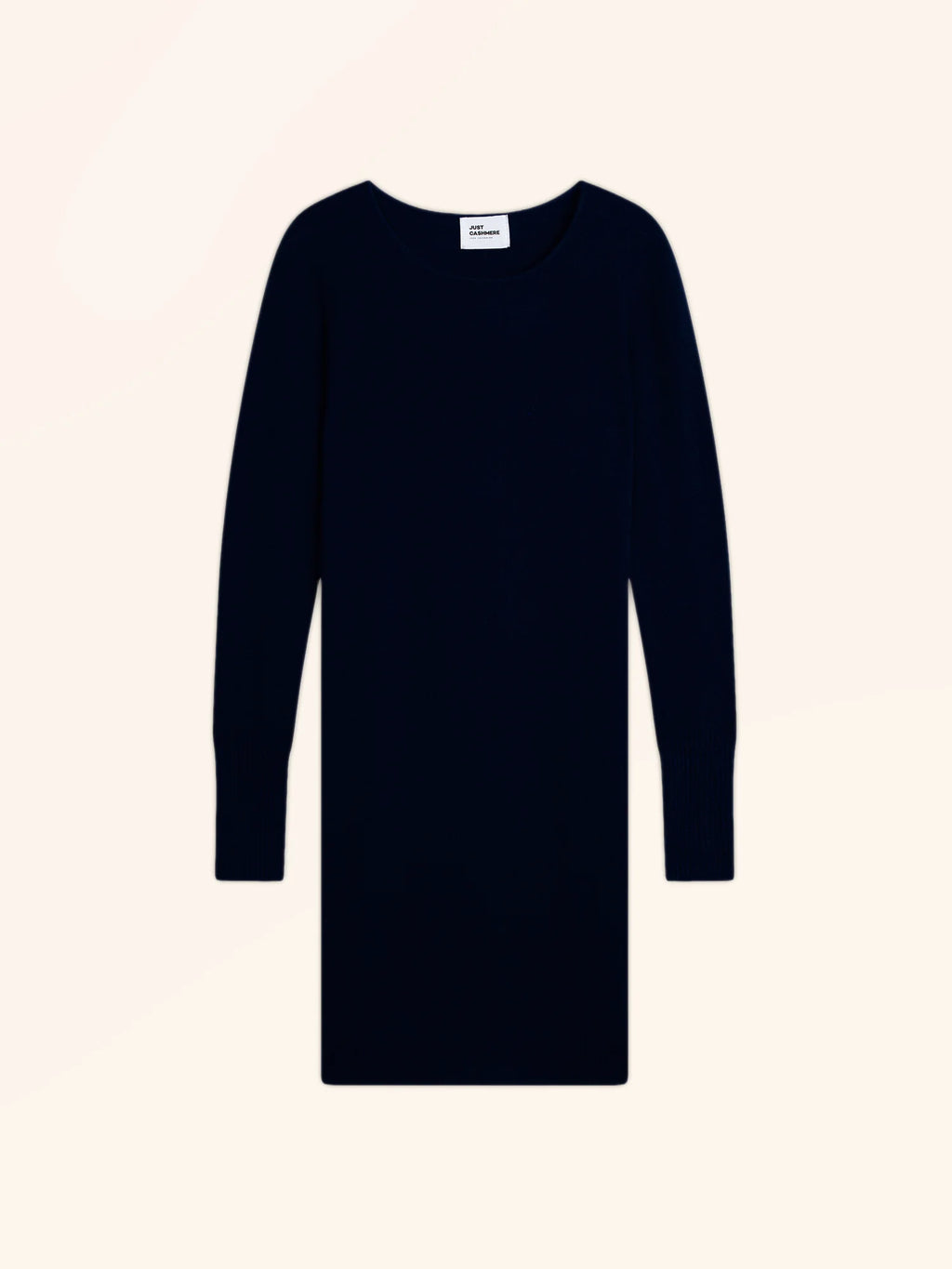 SUSAN robe col rond bleu marine