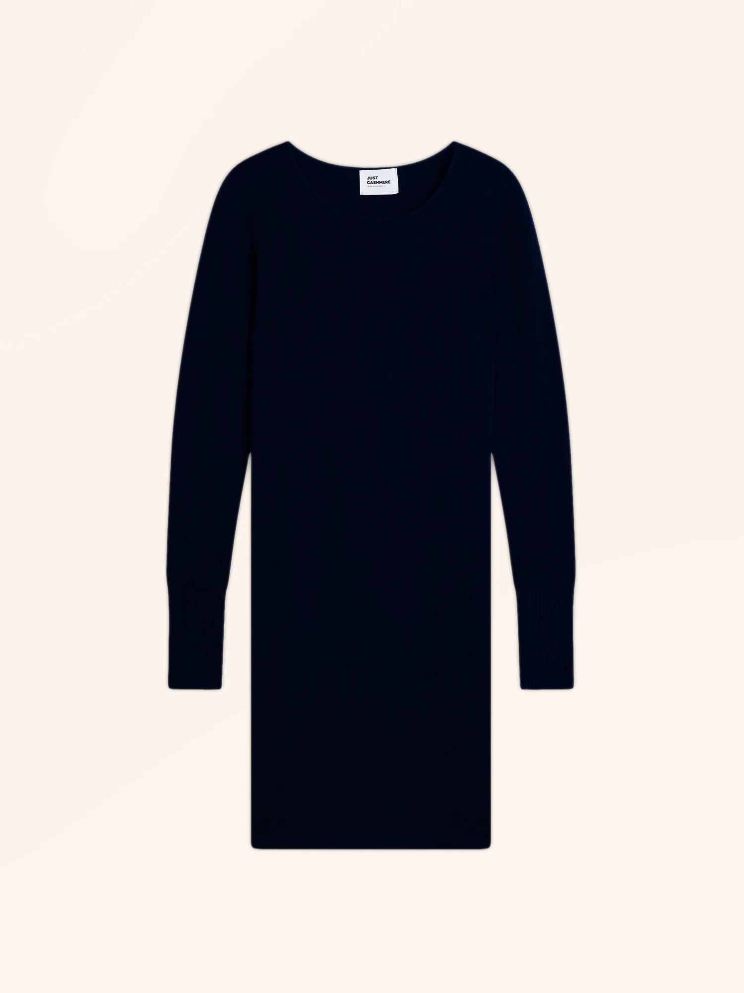 SUSAN robe col rond bleu marine