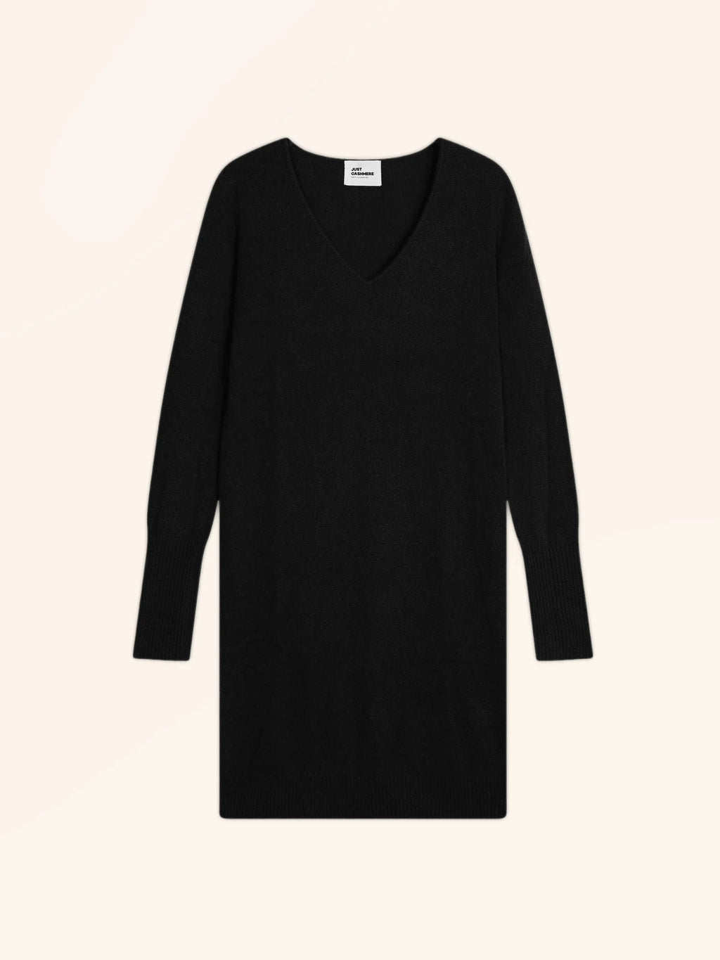 TRACY robe col V noir