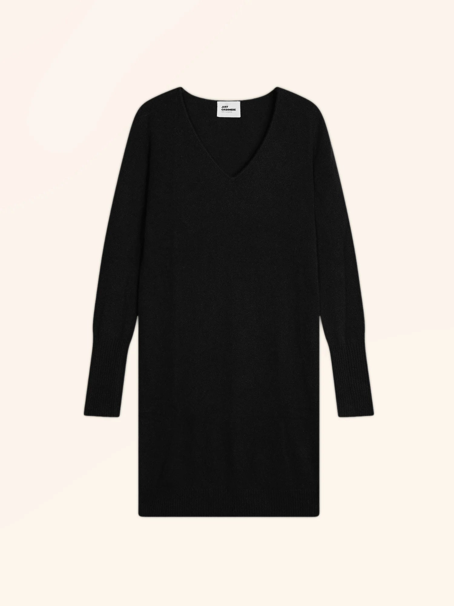 TRACY robe col V noir
