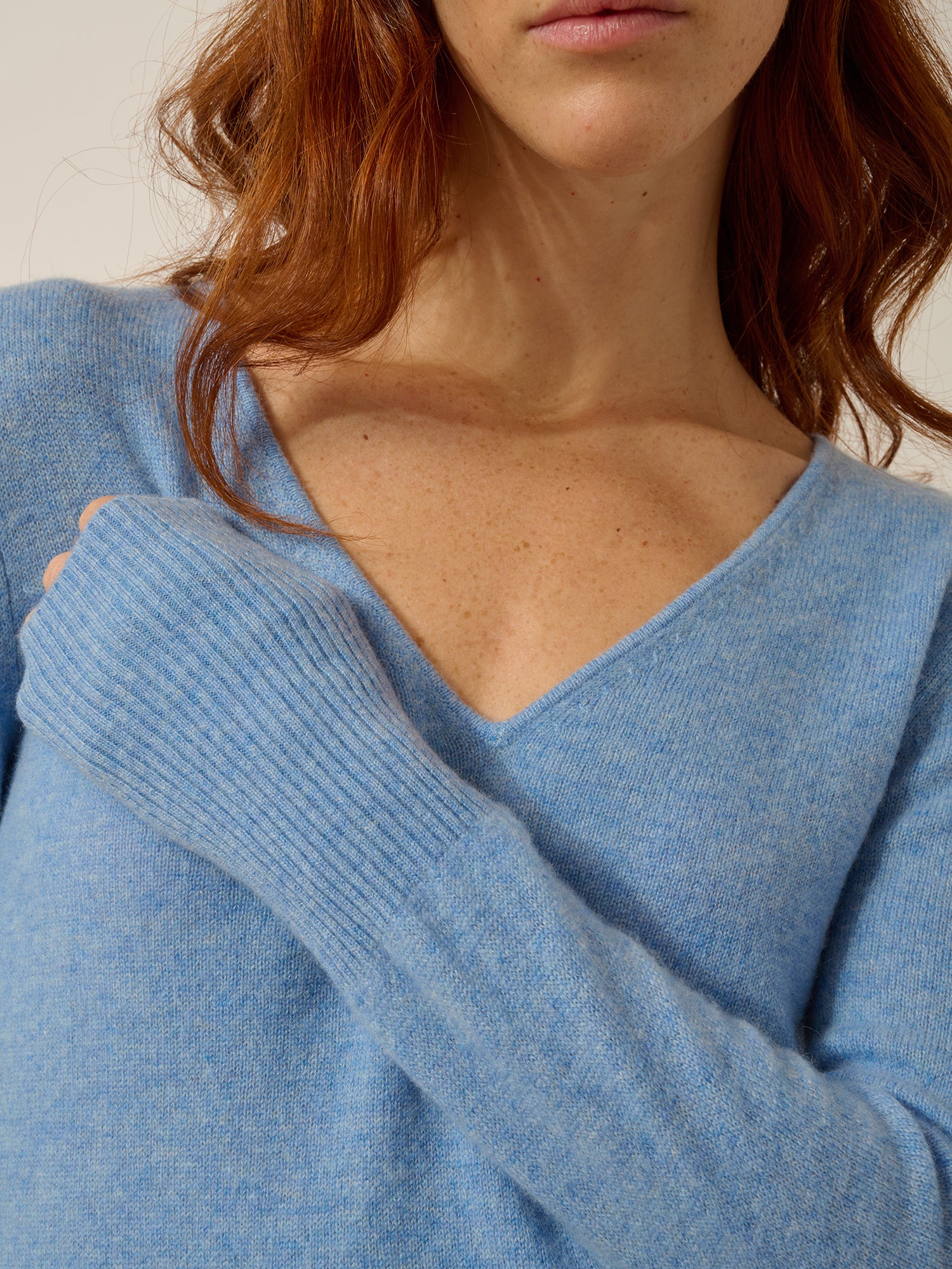 TRACY robe col v sky