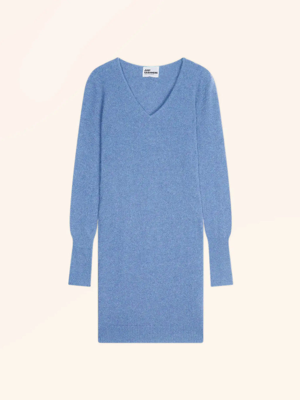 TRACY kleid v-ausschnitt himmelblau