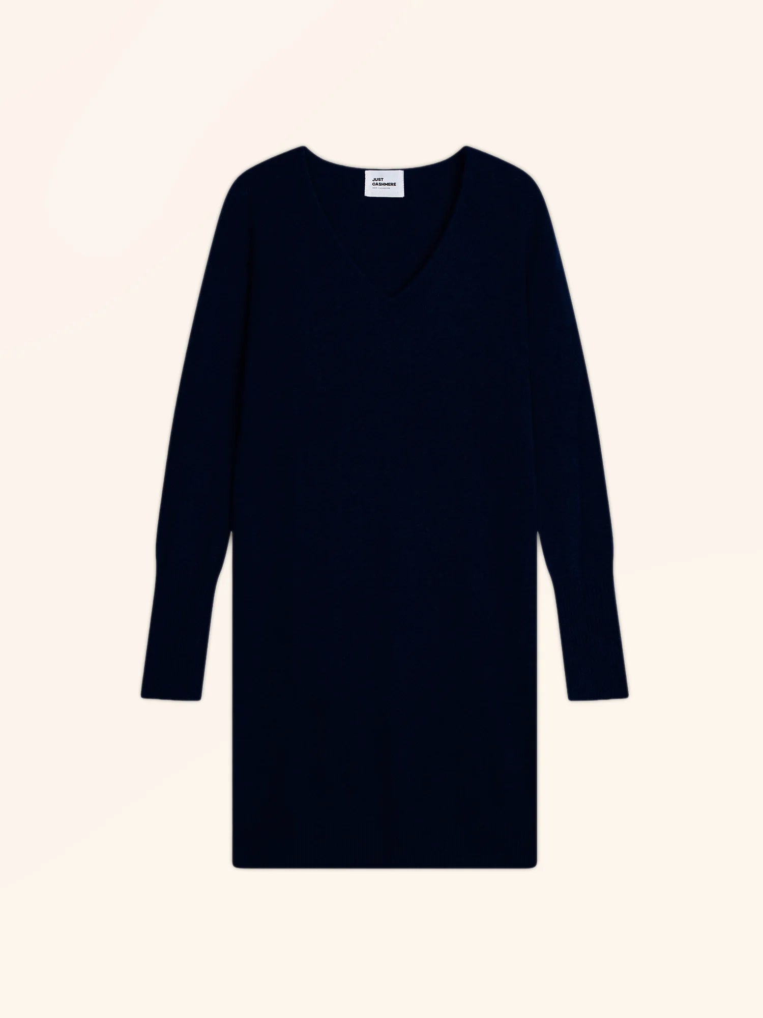 TRACY robe col V bleu marine