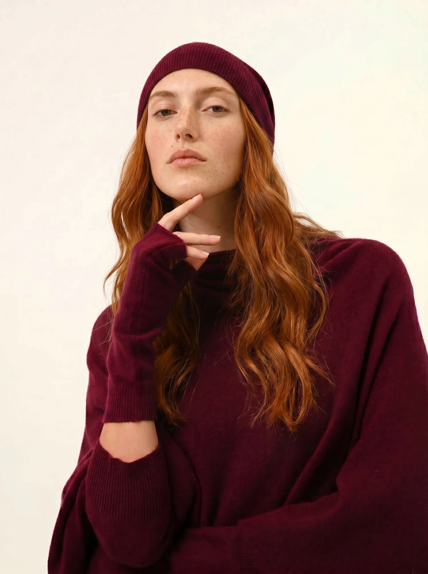 GINGER bonnet bordeaux