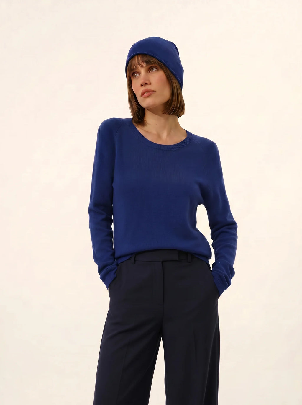 LAUREN bonnet outremer