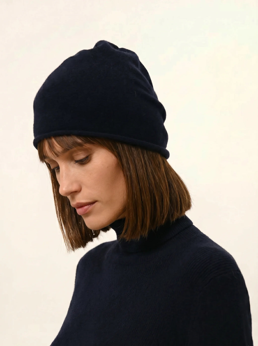 LAUREN bonnet bleu marine