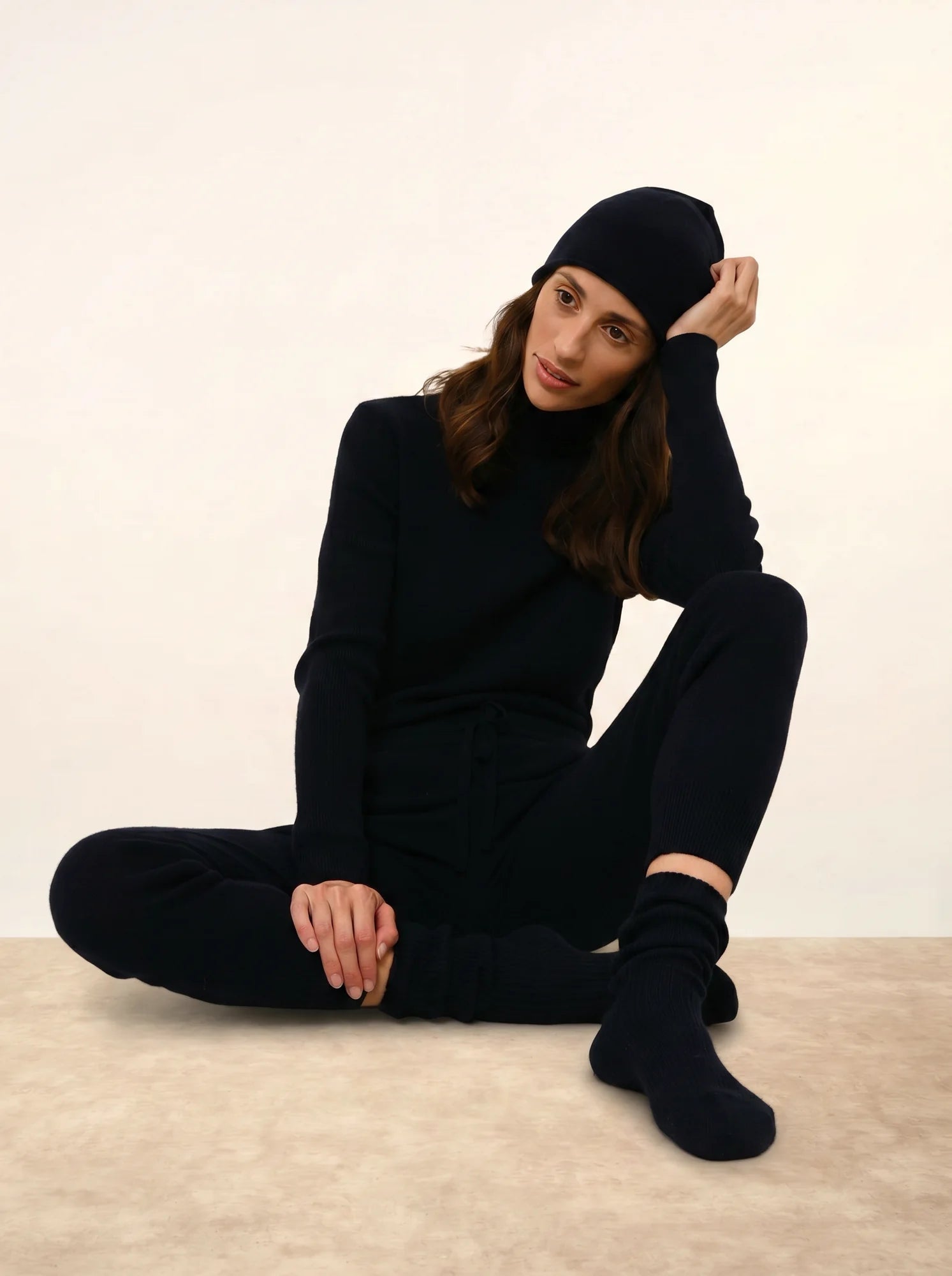 LAUREN bonnet bleu marine