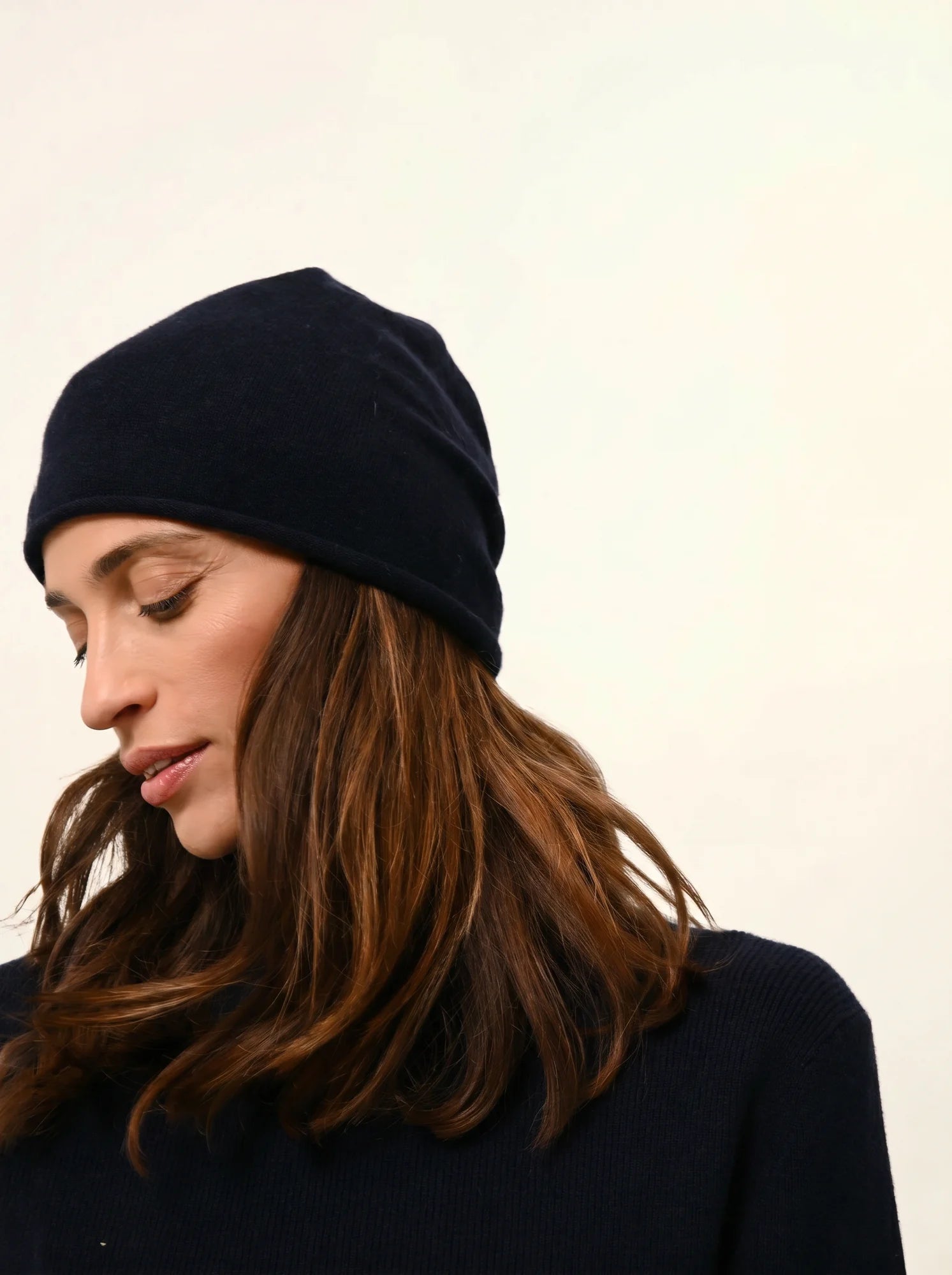 LAUREN bonnet bleu marine