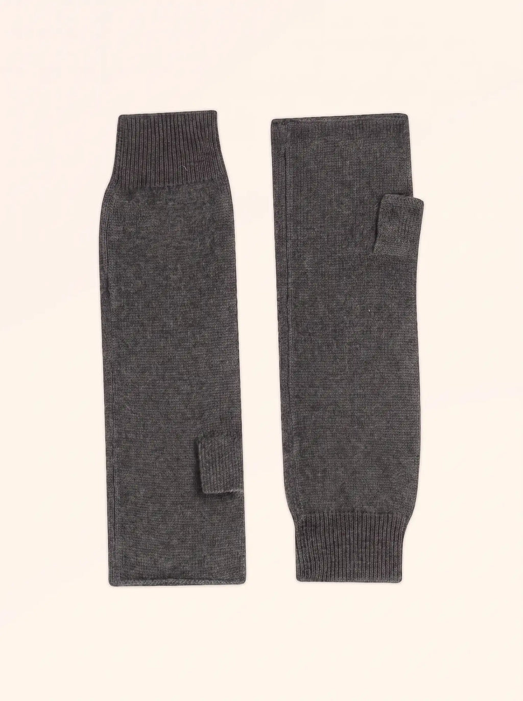 ZOE fingerlose handschuhe anthrazit meliert