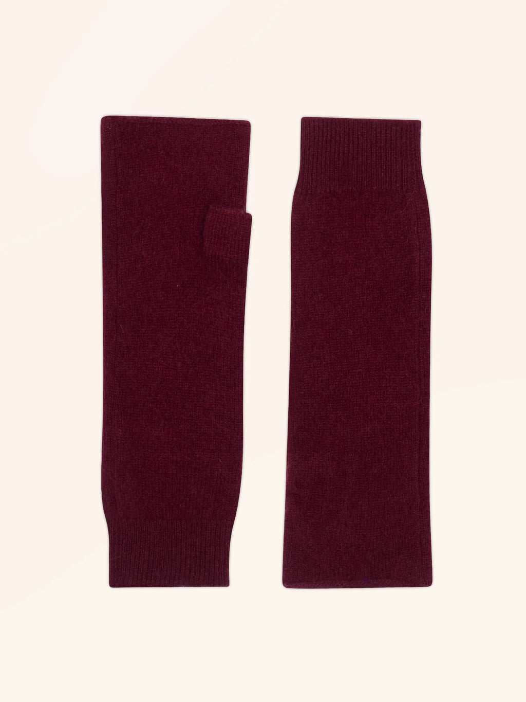 ZOE fingerlose handschuhe bordeaux