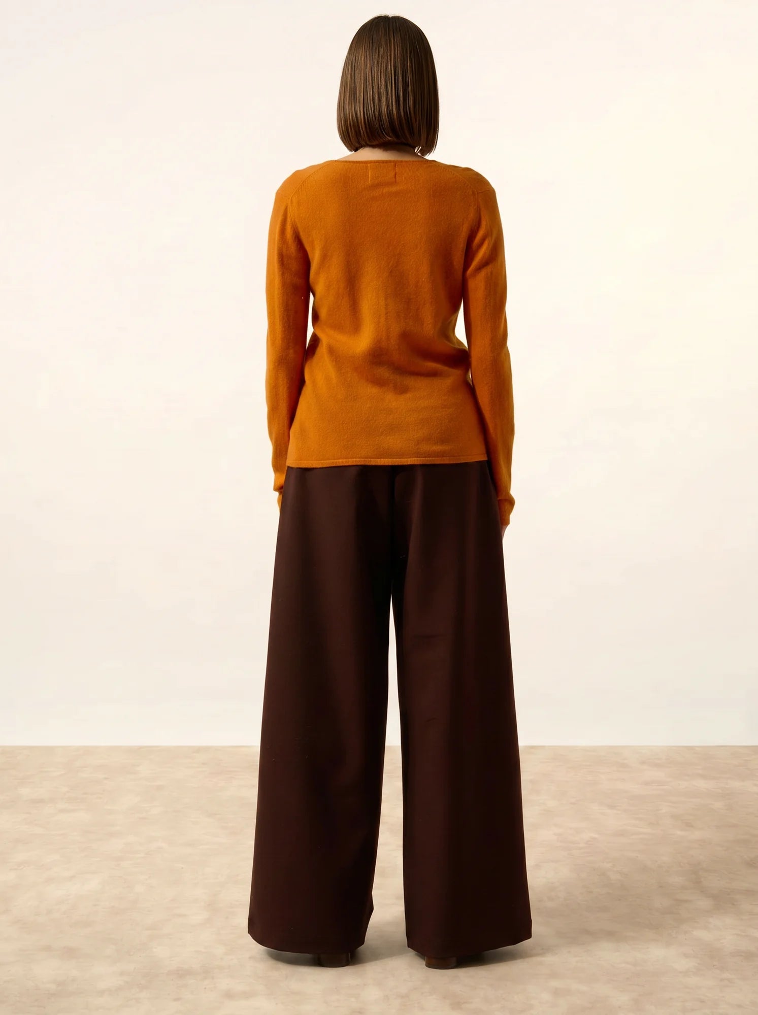 NORMA strickjacke v-ausschnitt ocre