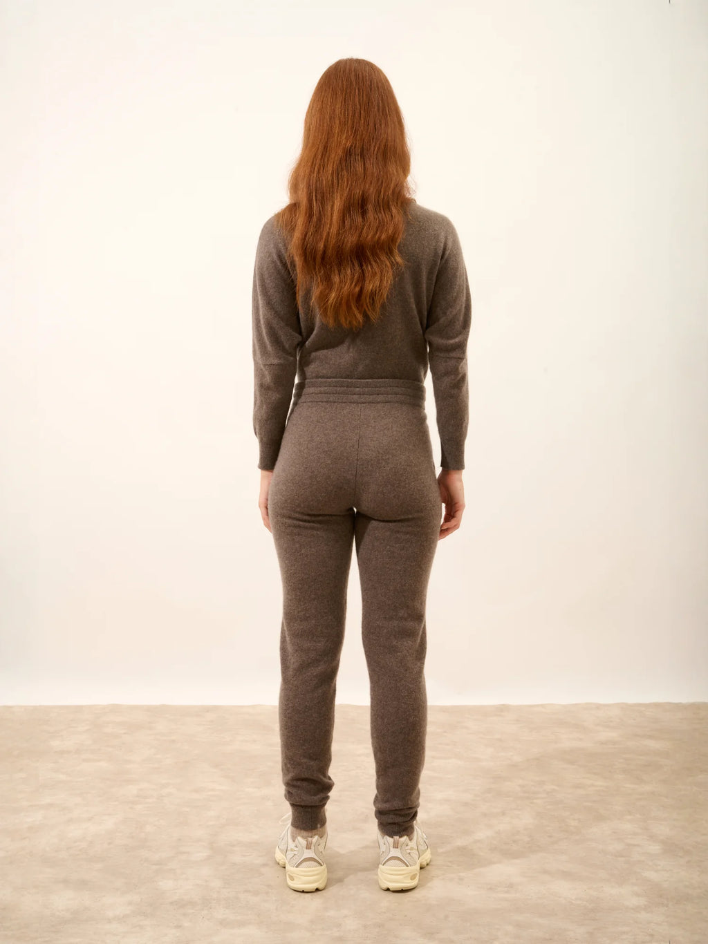 WENDY jogginghose taupe meliert