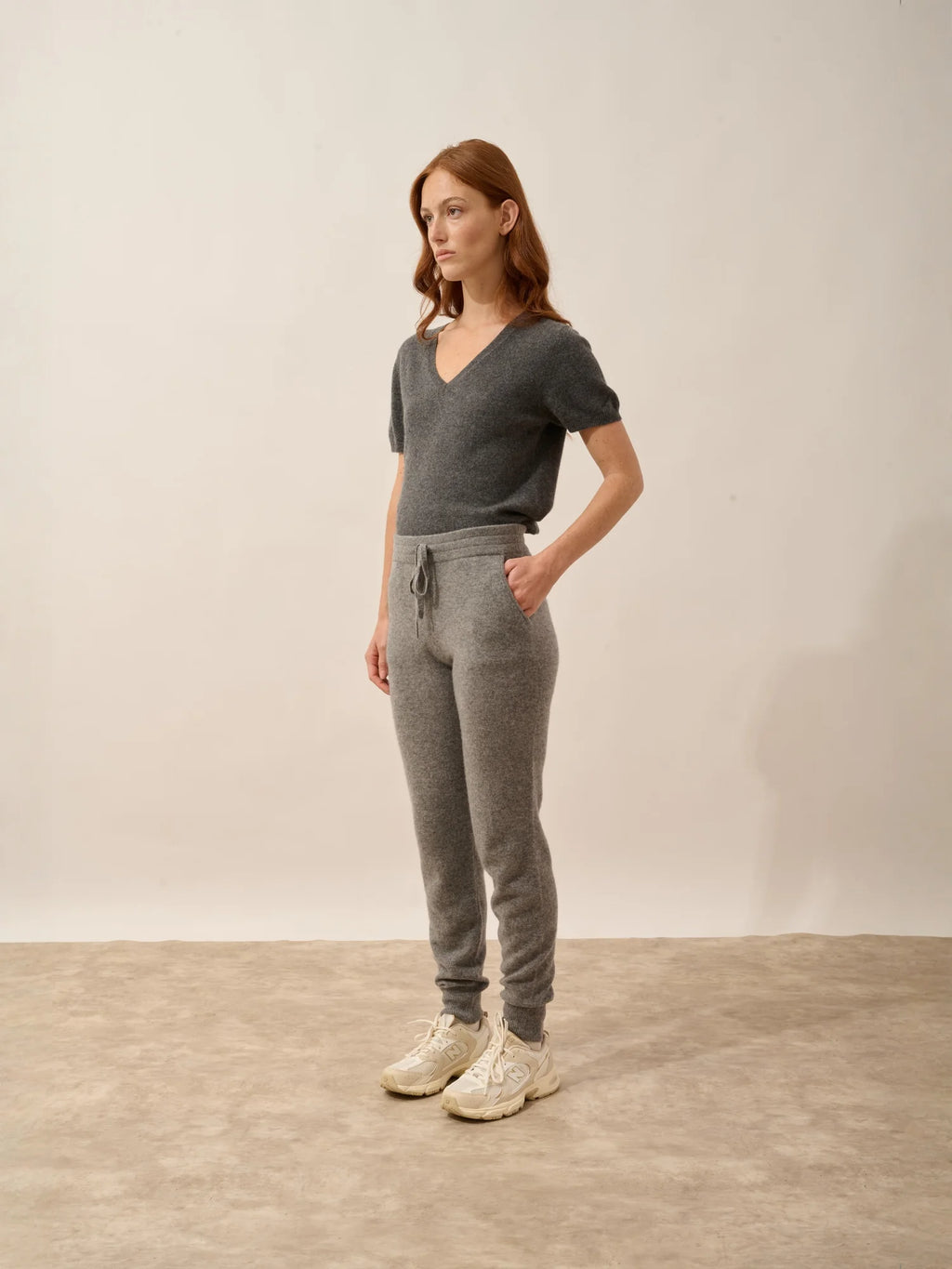 WENDY jogginghose flanelle meliert