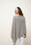 MEREDITH poncho nuage chiné 100% cachemire