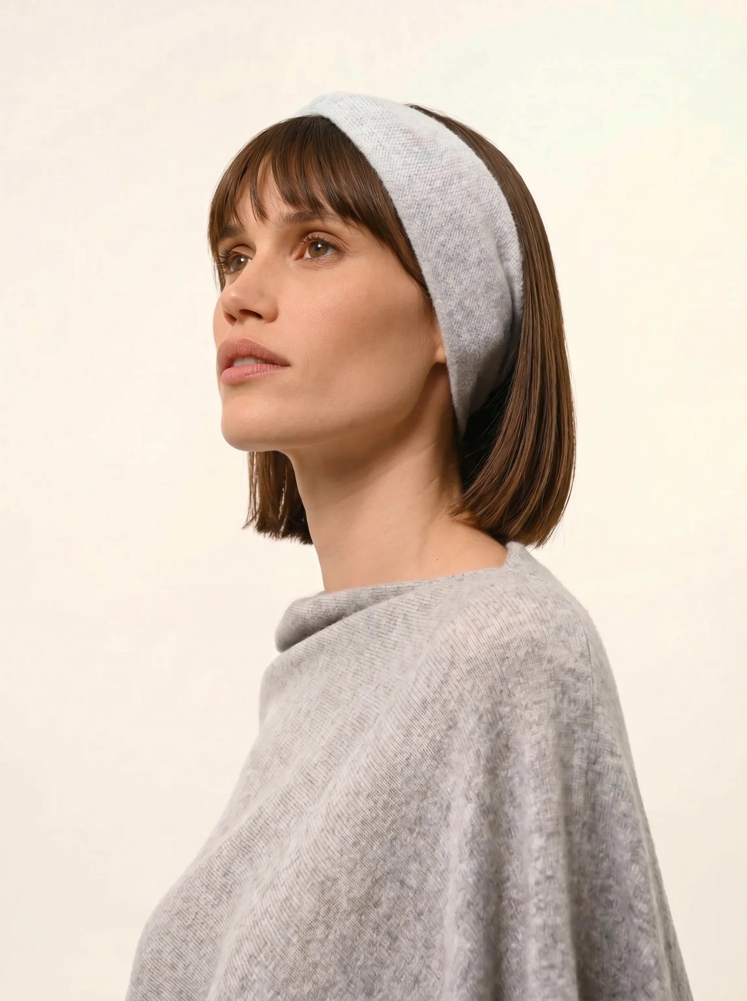 MEREDITH poncho nuage chiné