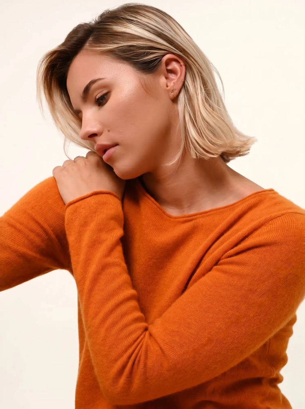 GRACE pullover u-boot-ausschnitt ocre