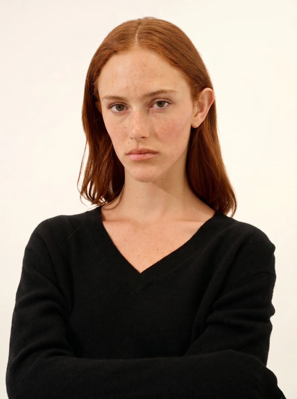 NORA pullover v-ausschnitt schwarz