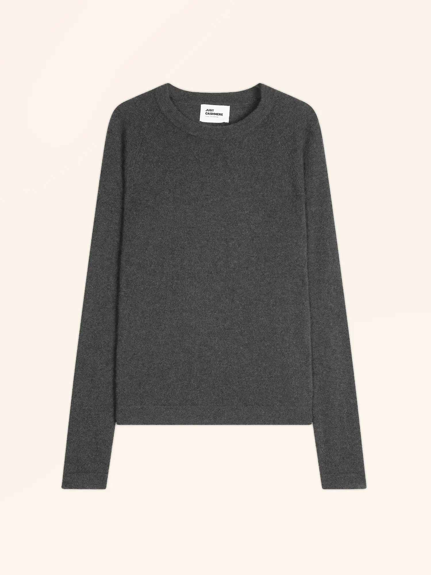 JANE pullover rundhalsausschnitt anthrazit meliert