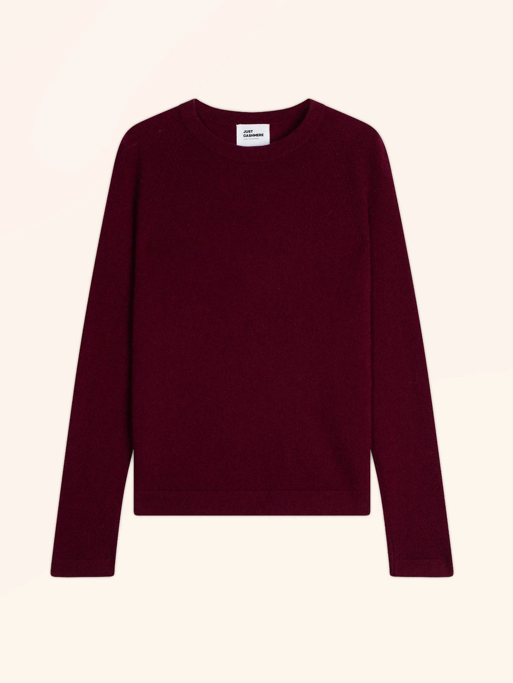 JANE pullover rundhalsausschnitt bordeaux