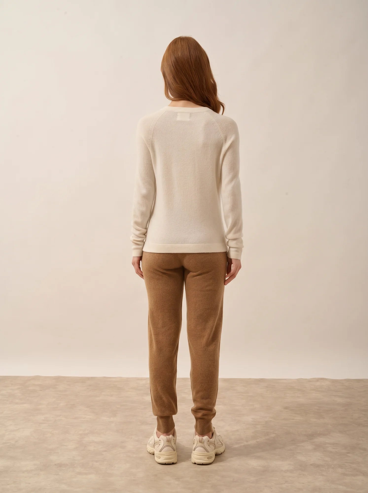 JANE pull col rond ivoire