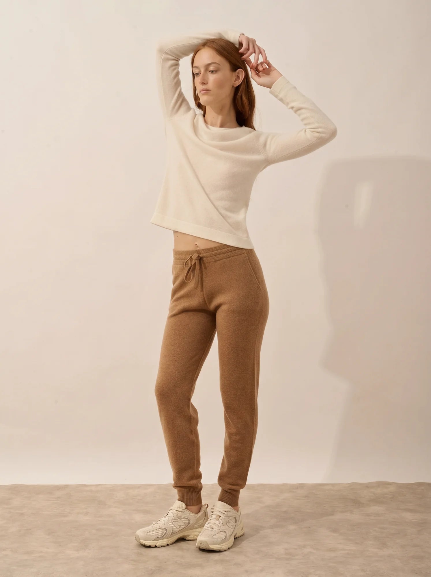 JANE pull col rond ivoire