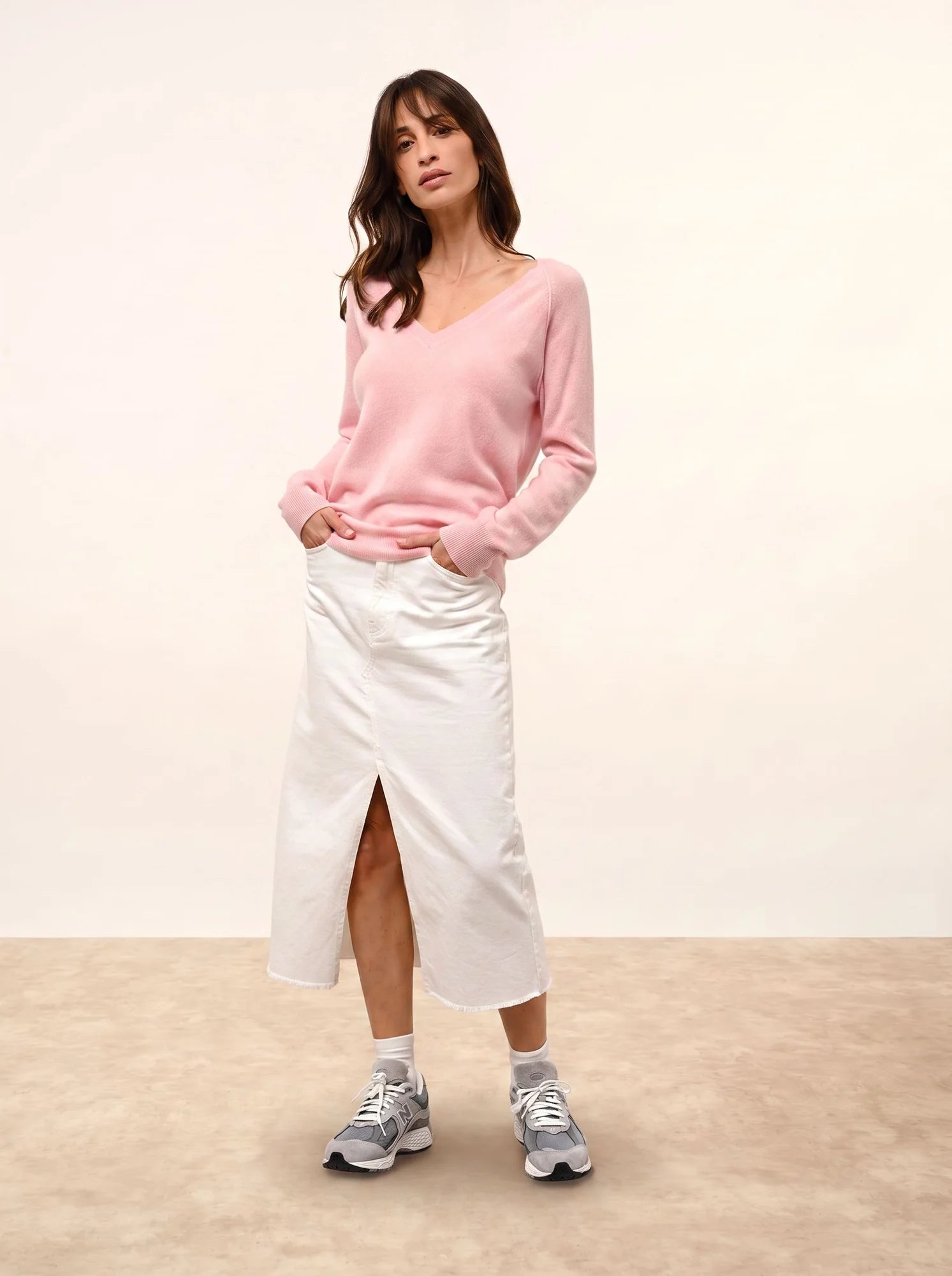 PHOEBE pullover v-ausschnitt ballerine