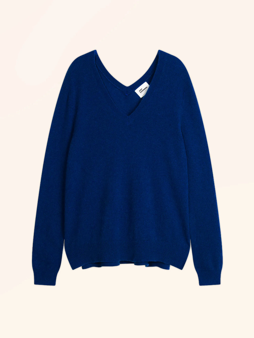 OPAL pullover v-ausschnitt vorne und hinten ultramarin